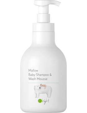Oright Mallow Baby Shampoo & Wash Mousse 650 ml