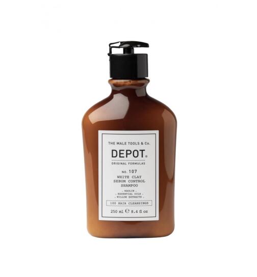 Depot 107 White Clay Sebum Control Shampoo 250 ml