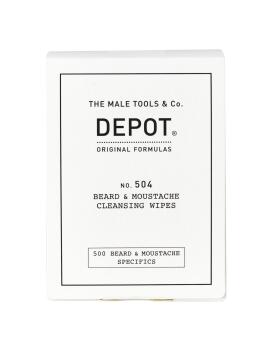 Depot No. 504 Beard&Moustache Cleansing Wipes 12 Stk.