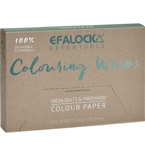 Efalock Greentools Coloring Wraps 110 x 160 mm