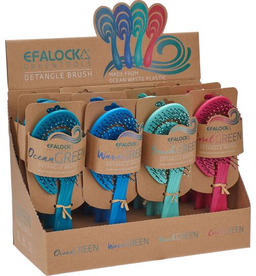 Efalock Greentools Green-Brush Display 12 St&uuml;ck