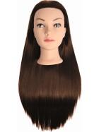 Efalock &Uuml;bungskopf Lexa Synthetik-Haar braun 60 cm