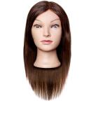 Efalock &Uuml;bungskopf Emilia Naturhaar braun 35 cm