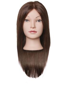 Efalock &Uuml;bungskopf Julia Naturhaar braun 40-45 cm