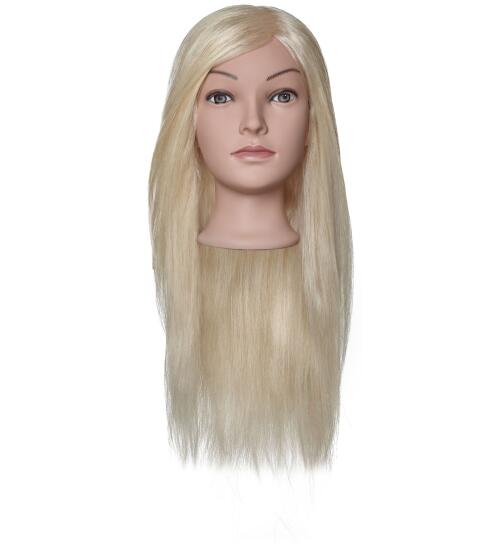 Efalock &Uuml;bungskopf Ella  Naturhaar lichtblond 50 cm