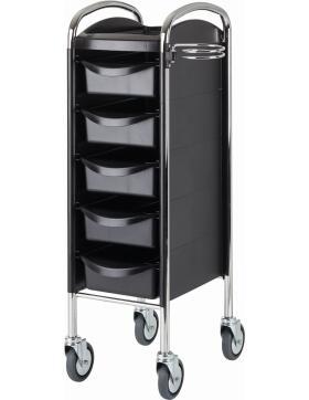 Efalock Piccolo 6002 Basic High Arbeitswagen chrom schwarz