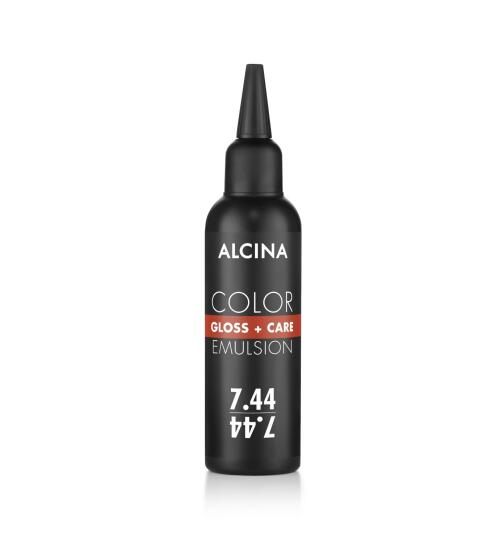 Alcina Color Gloss + Care Emulsion 7.44 Mittelblond-Intensiv-Kupfer 100 ml