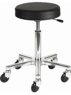 Efalock Clictec Classic Round Rollhocker silber