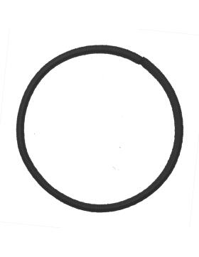 Efalock Haargummi schwarz 10 St&uuml;ck