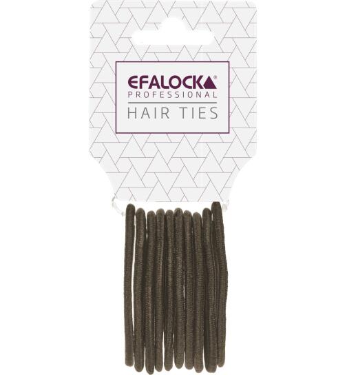 Efalock Haargummi braun 10 St&uuml;ck