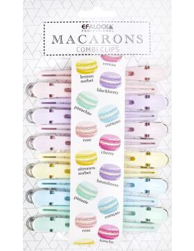Efalock Abteilclips Combi Macarons 12 St&uuml;ck