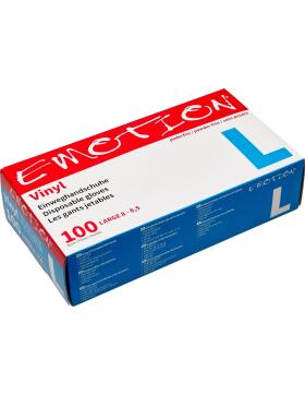 Efalock Emotion Vinyl-Einweghandschuhe puderfrei 100 St&uuml;ck