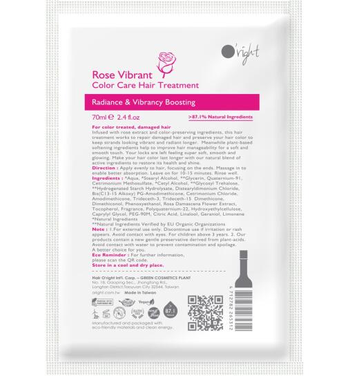 Oright Rose Vibrant Color Care Hair Treatment 70 ml