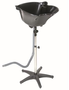 Efalock mobiles Waschbecken tief schwarz