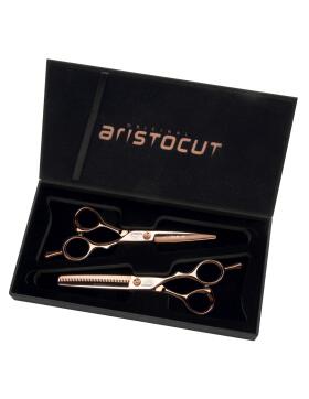 Aristocut Set Schere SUNSET + Modellierschere SUNSET 40T