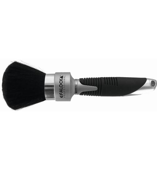 Efalock Nackenpinsel schwarz/silber