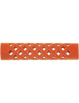 Efalock Metallwickler beflockt orange lang 13mm12 St&uuml;ck