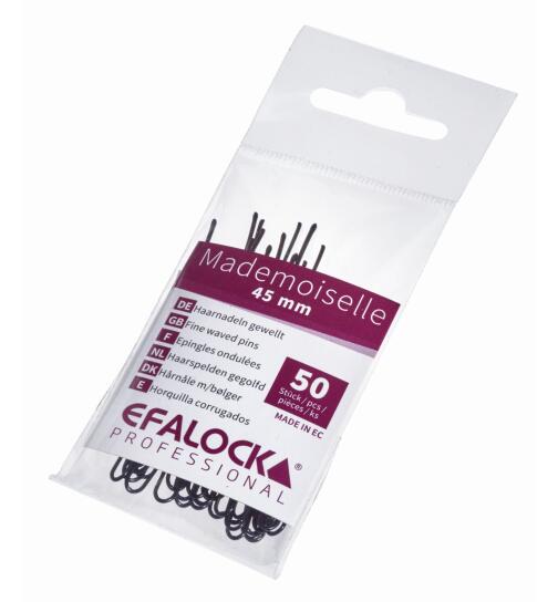 Efalock Mademoiselle Haarnadeln 45 mm schwarz 50 St&uuml;ck