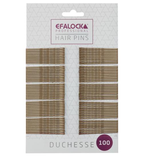 Efalock Duchesse Haarklemmen 7 cm schwarz 100 St&uuml;ck