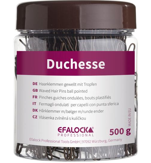 Efalock Duchesse Haarklemmen 7 cm braun 500 g