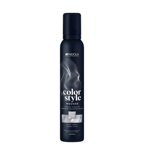 Indola Color Style Mousse Silber 200 ml