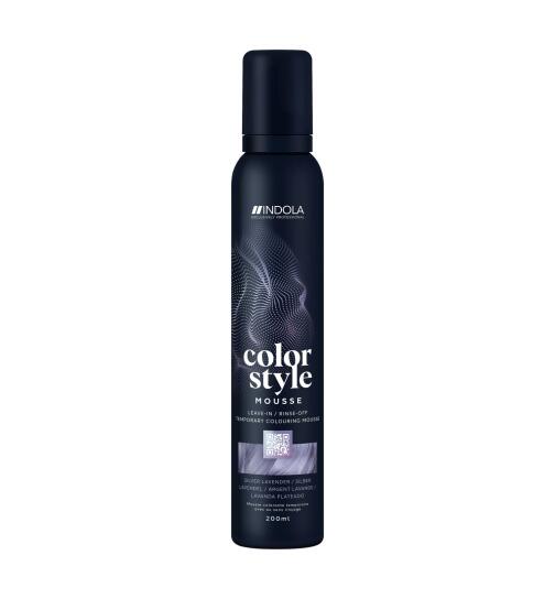 Indola Color Style Mousse Silber Lavendel 200 ml