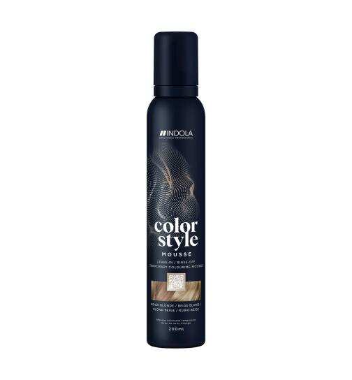 Indola Color Style Mousse Beige Blond 200 ml