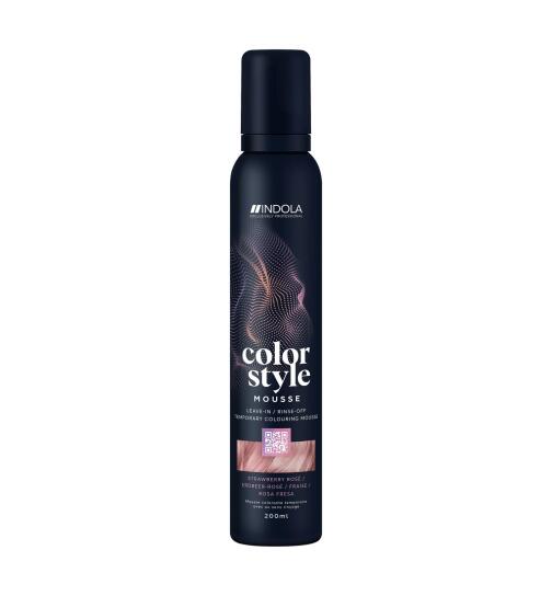 Indola Color Style Mousse Erdbeer-Ros&eacute; 200 ml