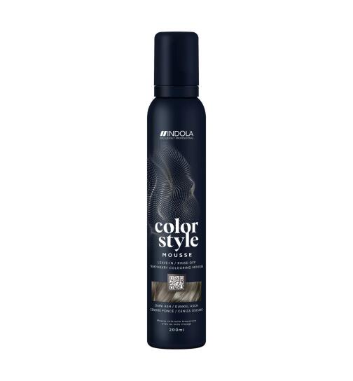 Indola Color Style Mousse Dunkel Asch 200 ml