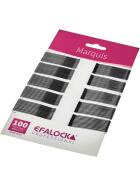 Efalock Marquis Haarklemmen 5 cm schwarz 100 St&uuml;ck