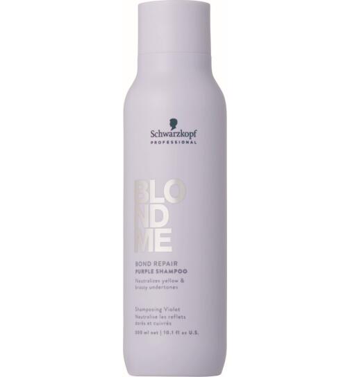 Schwarzkopf BLONDME Bond Repair Purple Shampoo 300 ml