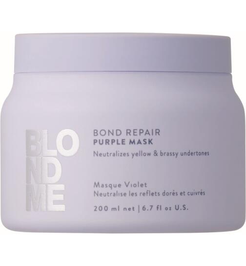 Schwarzkopf BLONDME Bond Repair Purple Mask 200 ml
