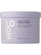 Schwarzkopf BLONDME Bond Repair Purple Mask 500 ml