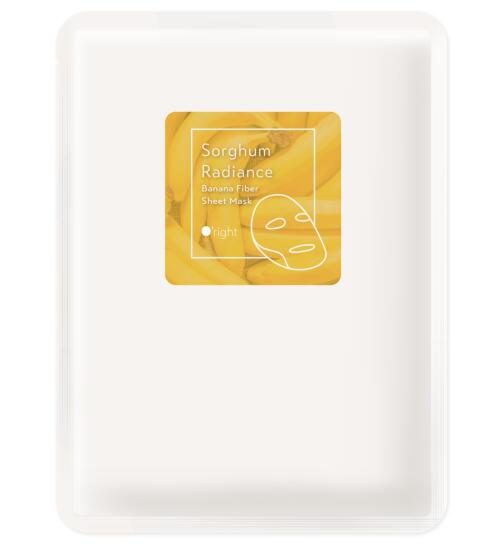 Oright Sorghum Radiance Banana Fiber Sheet Mask 25 ml (Set of 5)