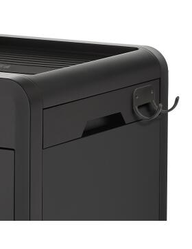 Efalock F&ouml;hnhalter Metall schwarz