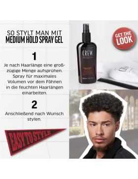 American Crew Medium Hold Spray Gel 250 ml