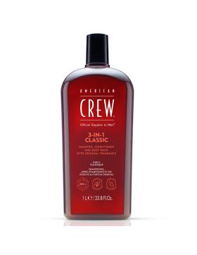 American Crew 3-in-1 Shampoo, Conditioner & Body Wash...