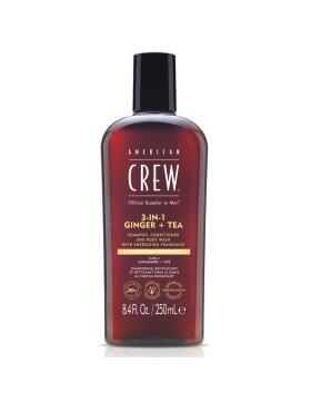 American Crew 3-in-1 Ginger & Tea Shampoo,...