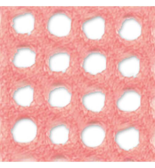 Efalock Frisurenschleier dreieckig rot