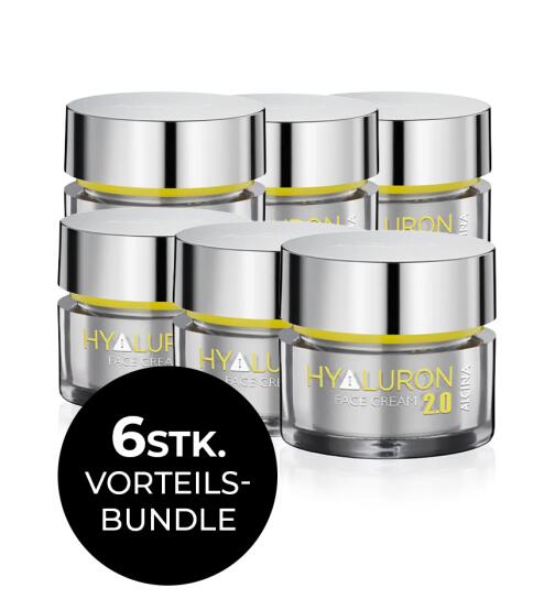 Alcina Hyaluron 2.0 Gesichtscreme 6 x 50 ml