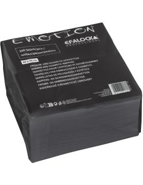 Efalock Emotion Kosmetikservietten schwarz 200 St&uuml;ck