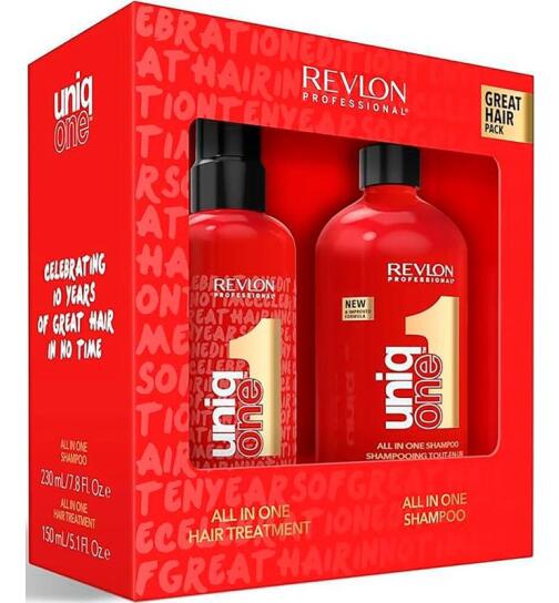 Revlon Professional Uniq One Treatment 150 ml + Shampoo 230 ml