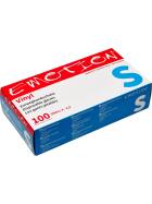 Efalock Emotion Vinyl-Einweghandschuhe puderfrei wei&szlig; S