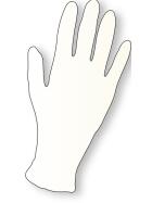 Efalock Emotion Vinyl-Einweghandschuhe puderfrei wei&szlig; S