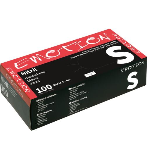 Efalock Nitril-Handschuhe schwarz S 100 St&uuml;ck