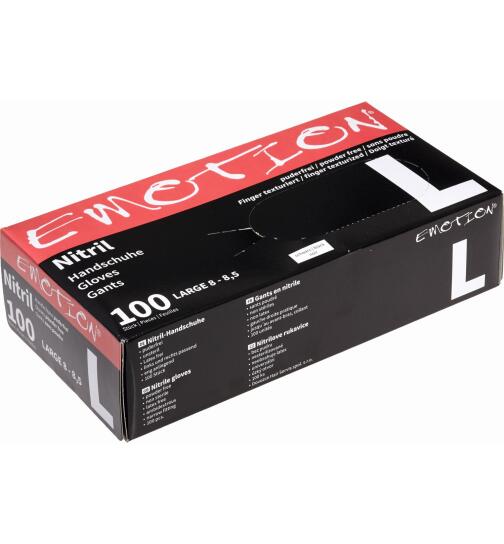 Efalock Nitril-Handschuhe schwarz L 100 St&uuml;ck