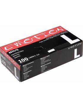 Efalock Nitril-Handschuhe schwarz L 100 St&uuml;ck