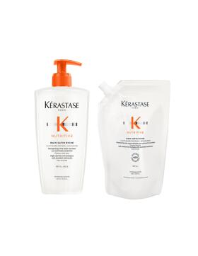 K&eacute;rastase Nutritive Bain Satin Riche Pumpflasche +...