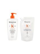 K&eacute;rastase Nutritive Bain Satin Riche Pumpflasche + Nachf&uuml;ll Shampoo 2 x 500 ml