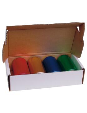 Efalock Alu-Folie Set Bunt 50 m x 12 cm 4 St&uuml;ck